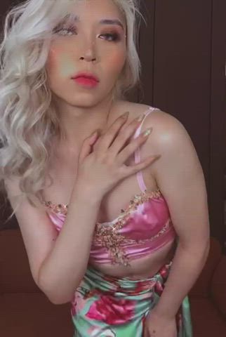 Asian Blonde Chinese Clothed Dancing Petite Silk Small Tits clip