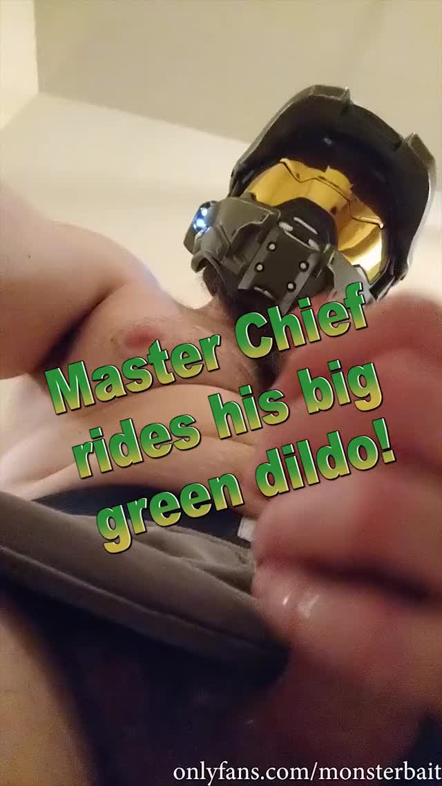 Master Chief Rides Green Dildo Teaser.