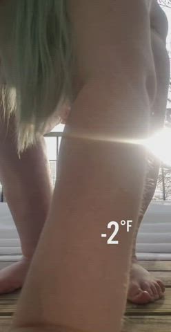 piggy pissing in snow Porn GIF by hockeylover19
