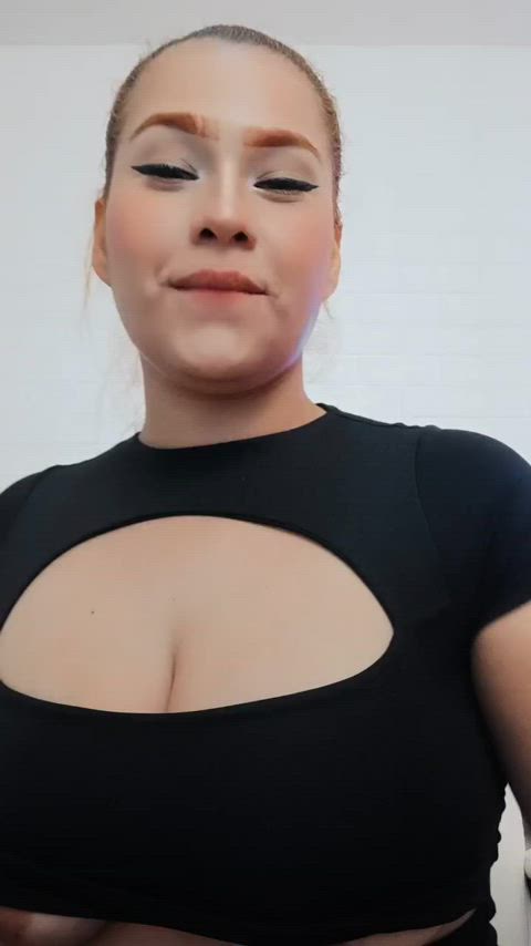 big tits boobs bouncing tits camgirl cute latina natural tits tits clip