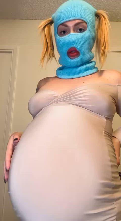 blonde milf pregnant clip