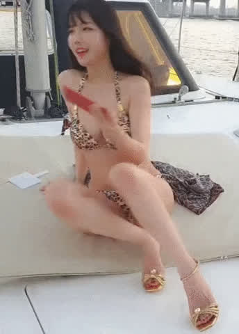 asian ass boat booty cuckold cuckquean doggystyle heels swimsuit clip