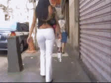 ass jeans non-nude white girl clip