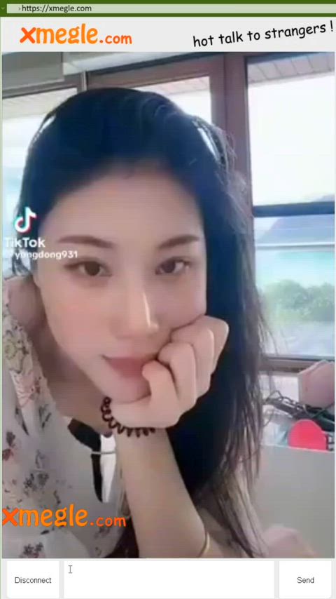 asian caught flashing japanese nipple small tits tiktok webcam clip