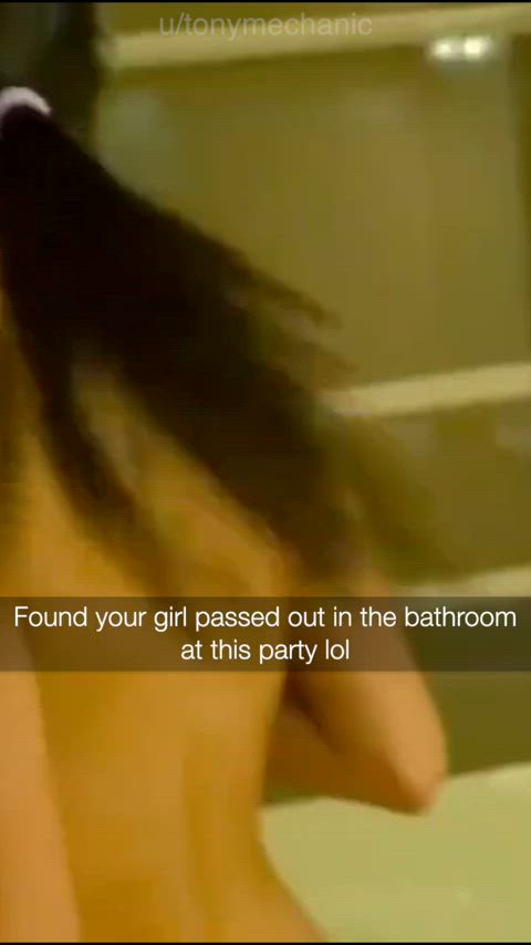 Girlfriend Degraded in the Bathroom