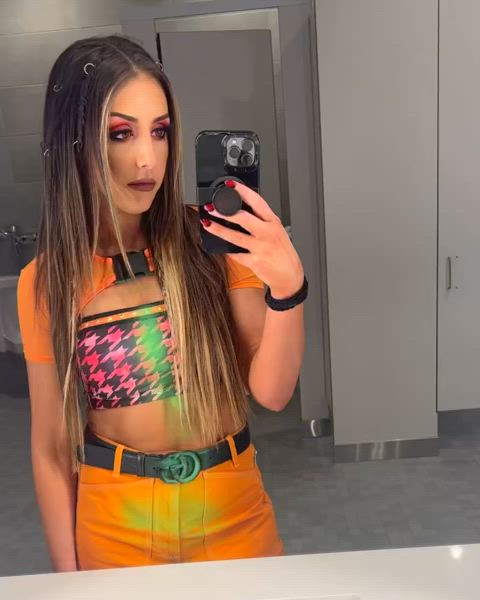 abs babe brunette clip