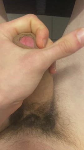 Trying to keep quite while edging after the gy[m]