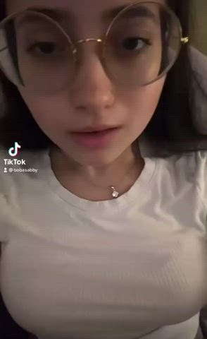 skinny small tits tiktok clip