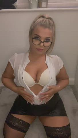 big tits british clothed tease teasing clip