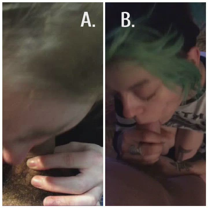 Which of these sluts do you think did better? Let their cucks know in the comments!