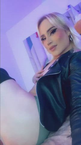 ass blonde cock latina teasing trans trans woman underwear bulgexxl clip