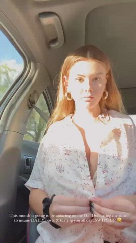 Big Tits Boobs Car Sex clip