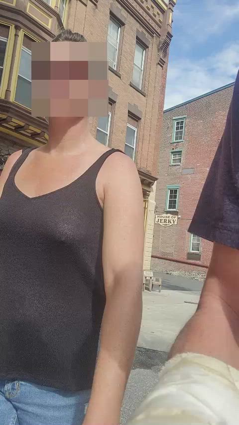 sheer clothes small tits walking clip