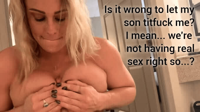 Mom Son Taboo Titty Fuck clip