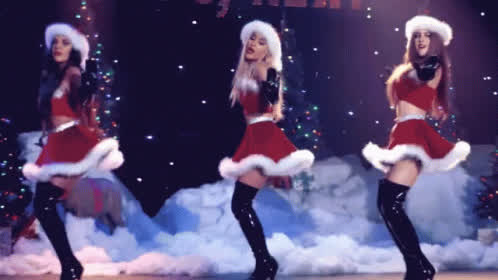Ariana Grande Ass Babe Babes Blonde Boots Booty Brunette Celebrity Christmas High