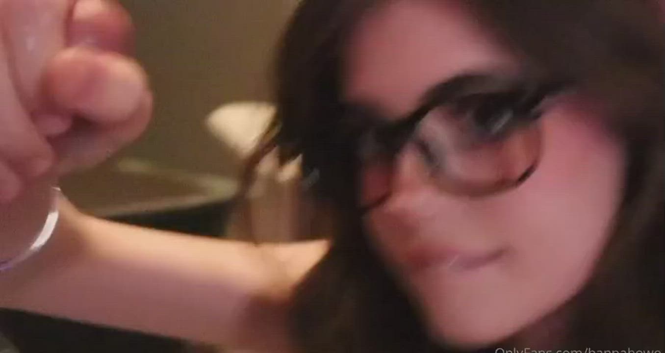 Blowjob Glasses Handjob clip