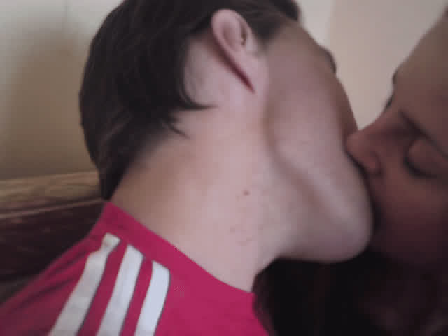 College Couple Fast Kissing