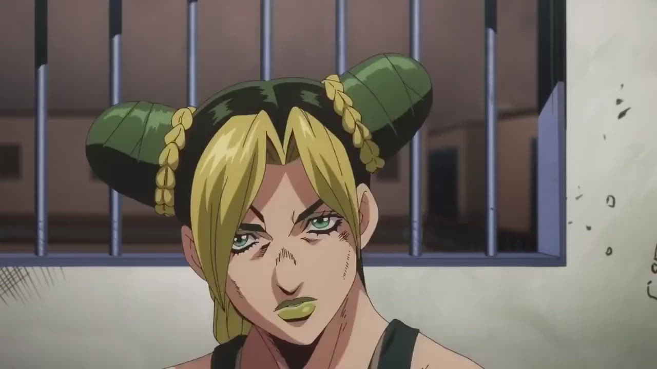 Anime Bending Over JoJo Stripping clip