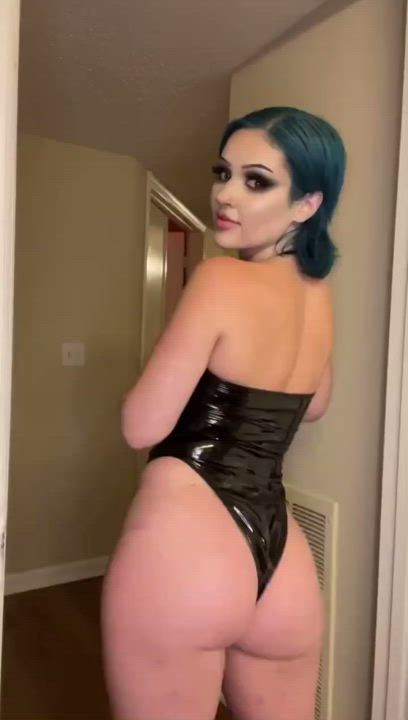 Booty Goth Leather clip
