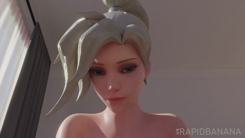 animation bouncing tits eye contact jiggling overwatch pov riding sex swiss clip