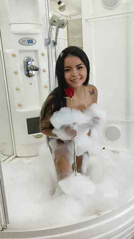 Babe CamSoda Chaturbate Cute Latina Natural Tits Petite Pussy Shower clip