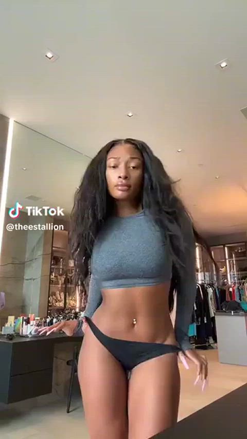 ass big ass booty dancing ebony megan thee stallion tiktok twerking clip