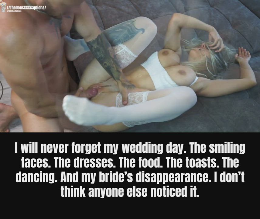 Everyone remember their wedding day...