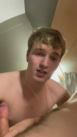 amateur blonde blowjob onlyfans oral penis twink uncut clip