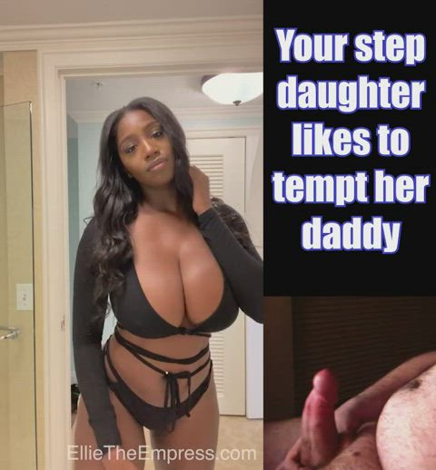 Step daughter makes daddy cum