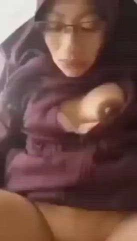 Asian Hardcore Hijab Indonesian Malaysian Muslim Nerd clip