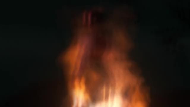 3D Hellboy in the Flames