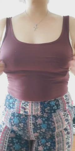 big tits boobs chubby curvy nsfw thick tit worship tits titty drop clip