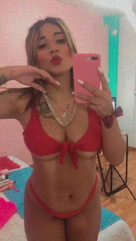 Big Tits Boobs Fitness Kiss Latina Model Tattoo Tits Webcam clip