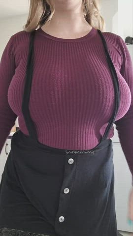 Do you really think big tits like mine belong in a bra?