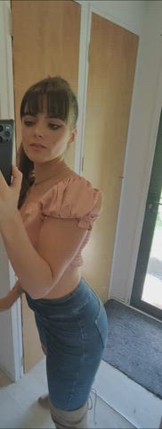 Ass Brunette Long Hair clip