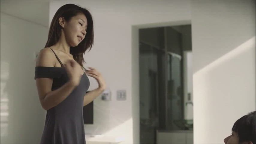 Korean Asian Chair Sex Riding Sucking Tits Blowjob Softcore clip