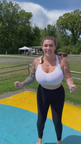 big tits huge tits jiggling tits clip