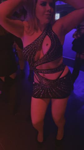 queen of spades tattoo in Nightclub Public See Through Clothing by geekbaby