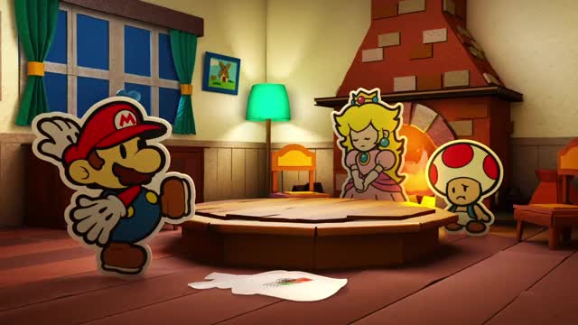 Mario Surprised - Paper Mario Color Splash