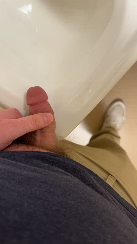 Another day another piss in the sink at work. It’s a shame this is going to waste