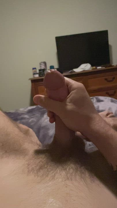 Lots and lots of cum for someone to lick up 💦 PM me to watch me shoot more loads