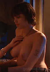 Angelina Jolie Big Tits Celebrity Lesbian Nude Topless clip