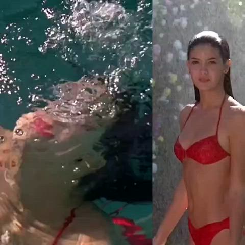 bikini phoebe cates wet clip