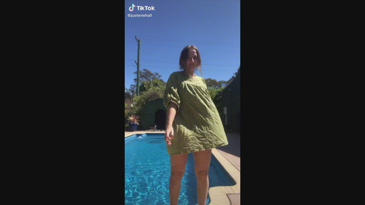 Censored Teen TikTok clip