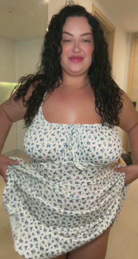 bbw chubby saggy tits clip