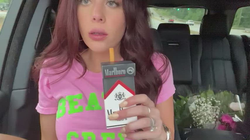 Smoking Babygirl, the smoking fetish princess