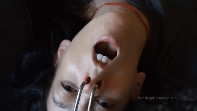 bdsm fetish nose clip