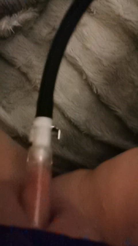 Making my clit fuck my clit pump feels so fucking good