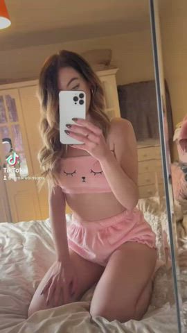 cute petite selfie uk clip