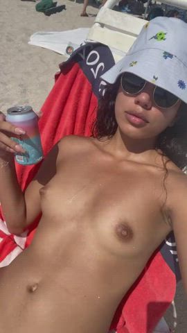 beach nude public clip
